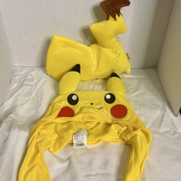 Disguise Pokémon PIKACHU Kit Yellow Headband Tail Adult Costume Halloween - Picture 2 of 2